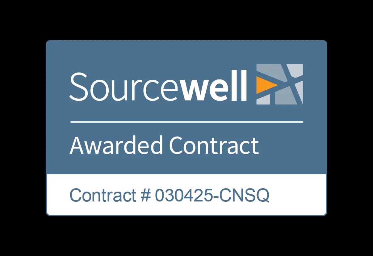 Sourcewell Awarded Contract badge.